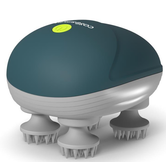 Electric Scalp Massager – Rechargeable 4-Head Scalp Care Device